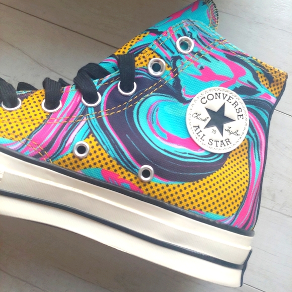 CONVERSE NEW Chuck Taylor 70 High Tops 90s Marbled - Picture 3 of 13